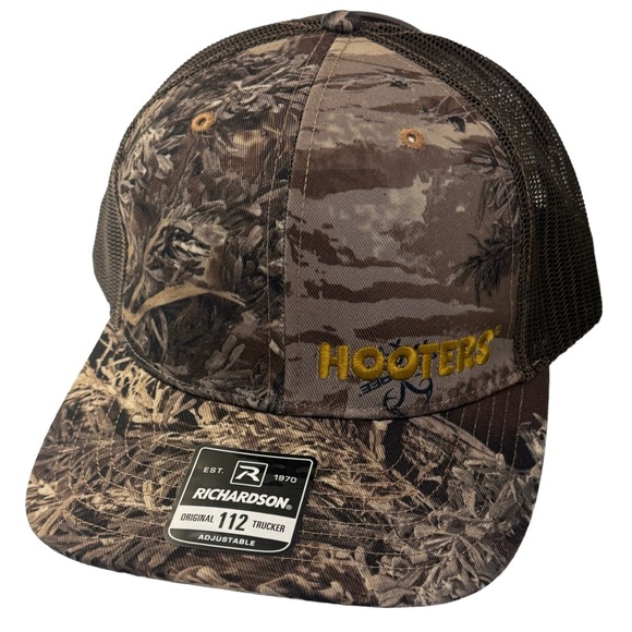 Realtree Richardson 112 Snapback Trucker Camo Camouflage Printed Trucker Cap Hat - Picture 1 of 9